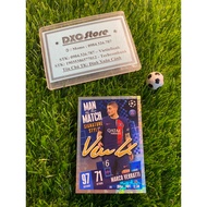 Retail Card - MAN OF THE MATCH - SIGNATURE STYLE - TOPPS MATCH ATTAX 2023 / 2024 - MARCO VERRATTI (PSG)