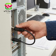 WITTE Keyboard Mouse Converter, Converter Cable 0.15m / 5.9in DIN 5 Pin Male to Mini DIN 6 Pin Femal