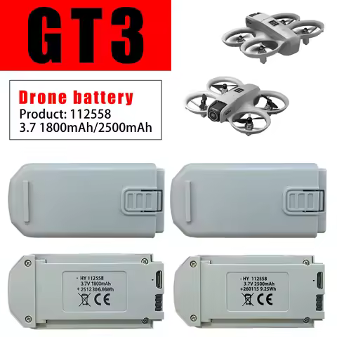 GT3 drone battery 3.7V 1800/2500mAh high-capacity rechargeable lithium polymer battery for GT3 drone