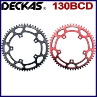 Deckas 130BCD Chainring 50T 52T 54T 56T 58T MTB Road Bike for 9 10 11 Speed Bicycle Accessories