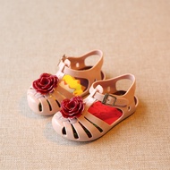 Summer Flower Children's Toe-Covered Sandals Girls Jelly Shoes