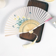 Hanfu Fan Gradient Dance Fan Chinese Fan Dance Hanfu Folding Fan Chinese Dynasty Photo Folding Fan#m