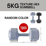 Dumbbell 4KG 5KG Hexagon dumble gym equipment Exercise Home Workout dambel alat senaman Bina Otot SC
