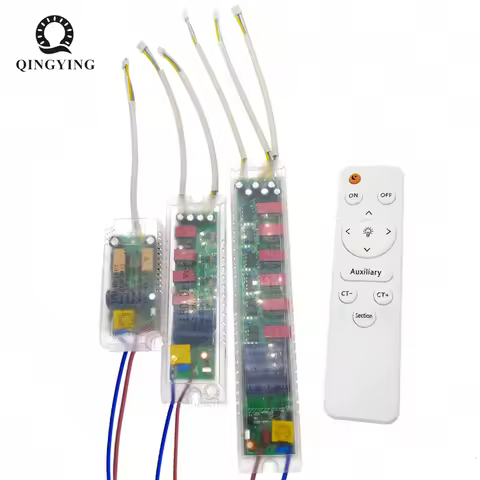 1pcs Infrared Remote Control Ceiling Light Power Supply 8-24Wx2 25-40Wx2 37-50Wx2 37-60Wx2 50-70Wx2 