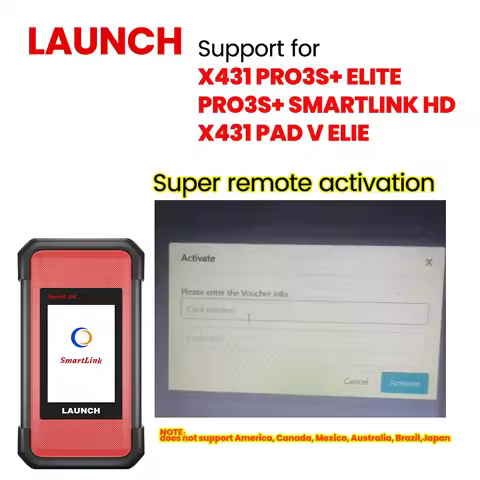 LAUNCH Renewal Card - Activate Super Remote for X431 PRO3S+ ELITE/X431 PRO3S+ SMARTLINK HD / X431 PA