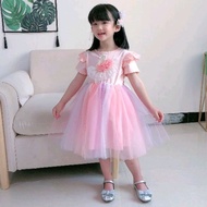 Girl Princess Gown Birthday Party Dress Baby Gown Raya 2023