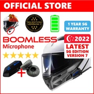 🏆REAL MOTO A1 V7 + Noise Reducing Ear Pads Bundle - Helmet Headset Bluetooth id221 SG Edition Version 7 Headphones