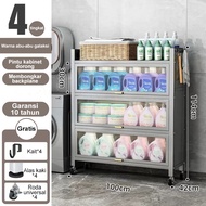 Lemari Dapur Minimalis Lemari Rak Piring Rak Cuci Piring Stainless  Rak Kabinet Dapur Rak Oven