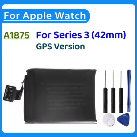 1-2Pcs A1875 GPS Version Battery Real 342mAh For Apple Watch Series 3 42mm Series 3 GPS A1875 Batter