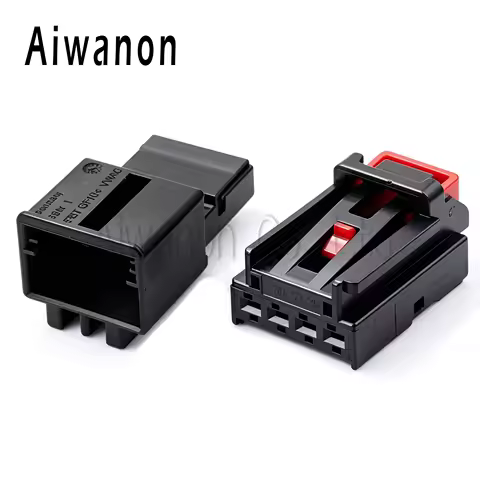 1 Set 4 Pin Car Harness Plug Connector Socket Tail Lamp Reading Light Seat Heating Wire Connector 7N