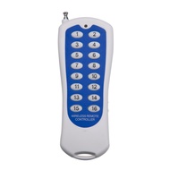 สวิตช์ควบคุม RF รีโมทไร้สาย DC 12V 16ช่องสัญญาณ16CH รีโมตตัวรับสัญญาณระบบการควบคุมระยะไกลรีเลย์16CH