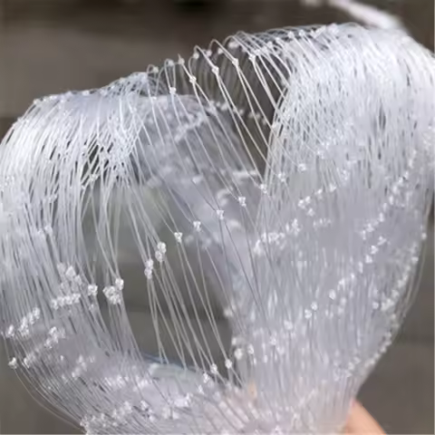 5m 10m,Transparent Orchard bird net Fence Pond defoliation net Fishpond bird net Garden protection n