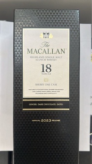 The Macallan 18 Years Old Sherry Oak Cask Annual 2023 Release