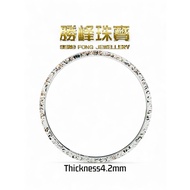 SF 999.9银 碎碎冰手镯20gram+-/100%AUTHENTIC 999.9 SILVER(SSH022)