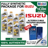 MOBIL Delvac 1 5W-40 8 Liters ISUZU ALTERRA D-MAX TROOPER BIGHORN 4JX1 (FULLY SYNTHETIC ENGINE OIL)