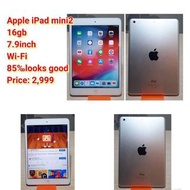 Apple iPad mini2 16gb  7.9inch Wi-Fi 85‰looks good Price: 2,999