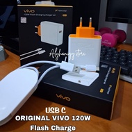 Charger VIVO iQ00 11 5G iQ00 12 12 Pro Original 100% Flash Charge 120W USB Type C