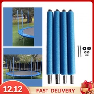 Gispark 4x Trampoline Poles Railing Fence Replace Sponge Sleeve Trampoline Pole Cover Steel Pipe for Jump Bed, Fitness, Outdoor, Kids