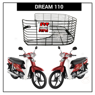 𝗙𝗥𝗘𝗘 𝗧𝗔𝗣𝗔𝗞 𝗕𝗔𝗪𝗔𝗛 ART HONDA DREAM 110 FI  EX5110 EX5 110 WIRE BASKET IRON BAKUL BESI RAGA BAKUL MOTOR