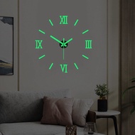 ZZOOI Luminous Wall Mute Clock Digital Watch 3D DIY Acrylic Mirror Surface Stickers Quartz Modern Mute Living Room Decor Wall Clocks