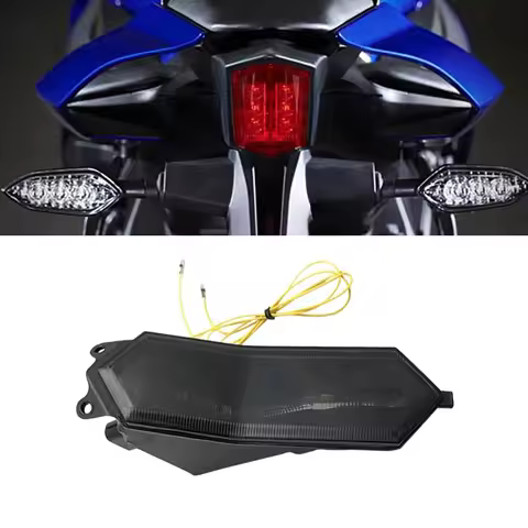 Motorcycle LED Taillight Rear Brake Turn Signal Integrated Tail Light For Yamaha YZF R1 R6 R7 YZF-R1