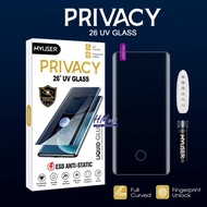 Tempered Glass UV Clear Spy Privacy Anti Peep Anti Static ESD Infinix Zero 30 4G Infinix Zero 30 5G 