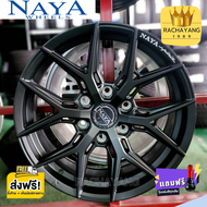 ล้อแม็ก ขอบ18 NAYA แม็กใส่ฮุนไดH1 และรุ่นอื่นๆ ไม่ล้น ขนาด 18x8.5 6h 139.7 FT+35 CB106.1 ราคาต่อ4วง 