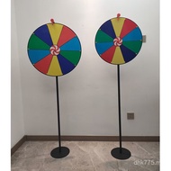 Big Turntable Lucky Rewrite Iron Frame Grid Block Lucky Draw Props Toy Game Round Lottery Machine 6G