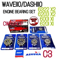 WAVE110/DASH110 ENGINE BEARING SET C3 ASHUKA