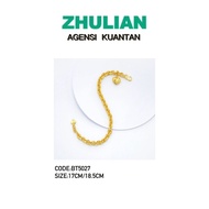 (BT5027) Rantai Tangan SAUH ZHULIAN Gold plated Bracelet Emas Saduran Barang Kemas Jewellery