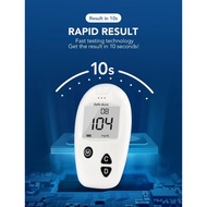 【MDA LULUS】Sinocare Safe-Accu Blood Sugar Check Machine Diabetes Meter Test Strip Blood Glucose Suga
