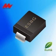 Diode Rectifier Fast Recovery Rectifier Diode ES8G SMC 8A 600V