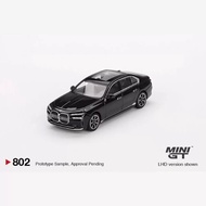 MINIGT No. 802 1: 64BMW BMW i7 Car Model Alloy Car Model