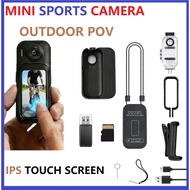 camera Mini Action Camera 1080P  POV Recording Cam with Rotated Lens for Vlogging Motorcycle Camera
