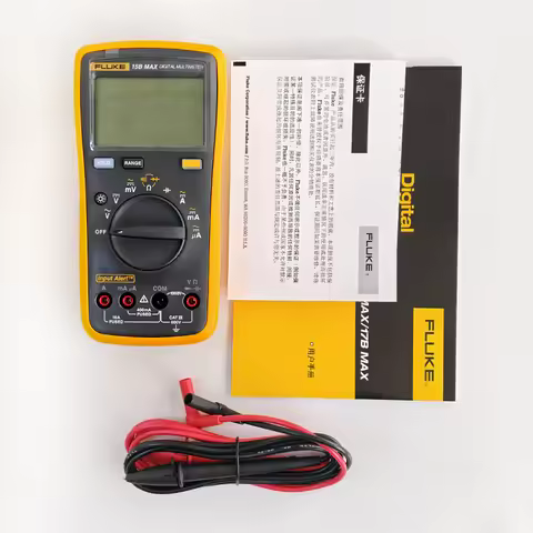 Fluke 15B MAX 01/02/KIT Digital Multimeter Original Fluke CATIII 600V High Precision for Electrician