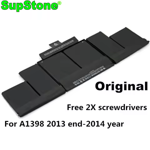 SupStone New A1494 Laptop Battery for Apple MacBook Pro 15" A1398 Retina(Late 2013&Mid 2014)ME293 ME
