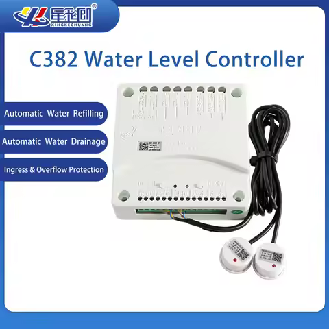XKC-C382 Automatic Water Supply And Drainage Level Controller Water Level Sensor Non-contact Level S