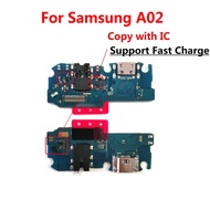 แท่นชาร์จ USB,บอร์ดชาร์จไฟสำหรับ Samsung Galaxy A02โมดูลไมโครโฟนพร้อม IC