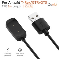 1m Charger for Amazfit T-Rex/T Rex A1918 Charger Cable For Amazfit GTR 42mm/47mm Data Cradle Dock Charging Cable For Amazfit GTS USB Charger