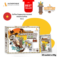 กาแฟ เวียดนาม กาแฟมะพร้าว Instant Coffee with Coconut Milk Flavor 4in1 (20G x 10Packs) Coconut Cappuccino