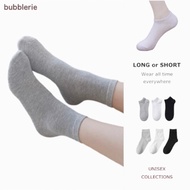Bubblerie Unisex Stocking Sport Student Cotton Short Long Thin Low High Gauge S001