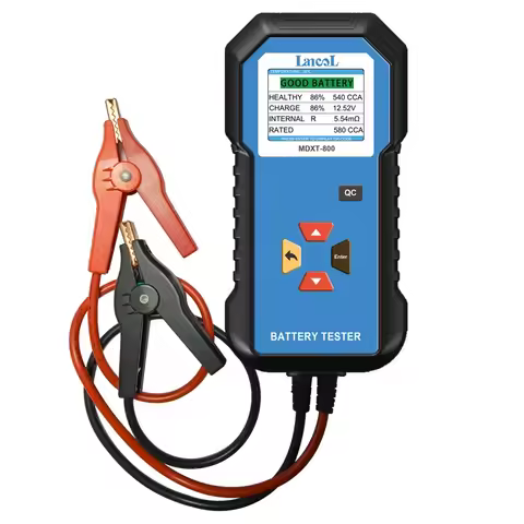 A for Lancol High Quality MDXT-800 Digital CCA Battery Tester Multi-Language Analizador De Baterias 