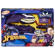 Nerf Marvel Spider-Man VenomVersus Marvels Venom Strike Blaster ของเล่นสำหรับเด็ก (#44949)