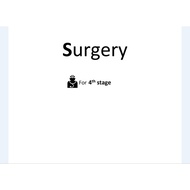 Surgery notes for students