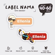 BOIBOIBOY name label print waterproof sticker/ name label