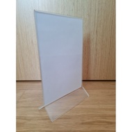 Acrylic standee (A5 size), QR code stand