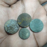 uang koin voc thn 1770 1790 1791 1794 asli