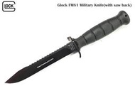 【angel 精品館 】GLOCK 葛拉克FM 81軍用刺刀 (黑柄黑刃) 電著塗裝(EDP)12183