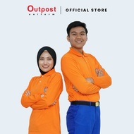 Outpost Baju T-shirt kadet Sekolah KASPA Lengan panjang