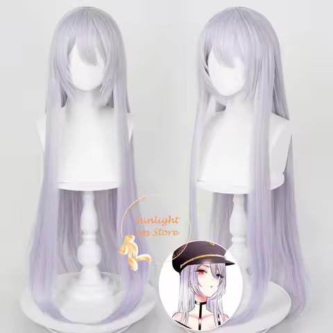 Anime Darling Cosplay Kitagawa Marin Cosplay Wig Light Purple Military Uniform Black Lobelia Synthet